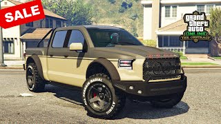 Caracara 4x4 is Just Amazing in GTA 5 Online  Review amp OffRoad Customization  Ford F150 [upl. by Nade]