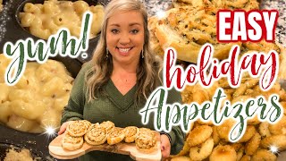 HOLIDAY APPETIZERS  EASY APPETIZER RECIPES  COOK WITH ME  JESSICA ODONOHUE [upl. by Grishilda]