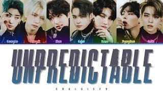 VICTON 빅톤  UNPREDICTABLE Color Coded Lyrics EngRomHan가사 [upl. by Adias]