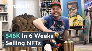 Making 46K In 6 Weeks Selling NFTs [upl. by Enitsud]