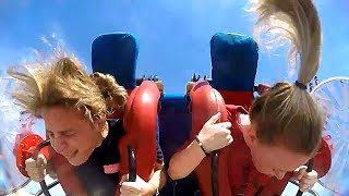 Too Many Flips  Funny Slingshot Ride Compilation [upl. by Stead]