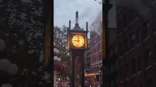 Gastown Steam Clock Vancouver BC [upl. by Lemkul792]