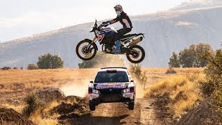 BMW F900 GS vs Rally Car Extreme Canyon Road in 🇹🇷 [upl. by Aserehtairam37]