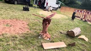 A fabulous range of wooden sculpture at Caerleon festival 2024 [upl. by Acysej628]