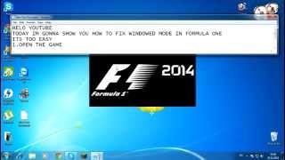 How to fix F1 Fullscreen mode very easy [upl. by Herminia776]