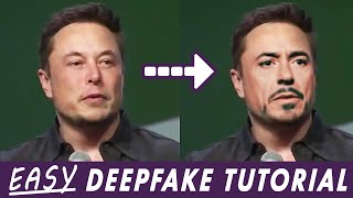 Easy Deepfake Tutorial DeepFaceLab 20 Quick96 [upl. by Letsirc]