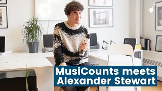 MusiCounts meets Alexander Stewart [upl. by Benjamin589]