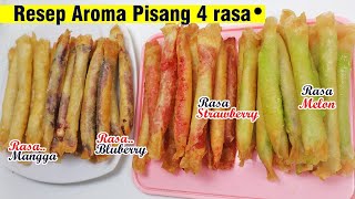 RESEP LENGKAP CARA MEMBUAT AROMA PISANG 4 RASA  IDE BISNIS KEKINIAN WAJIB COBA [upl. by Adnahc]