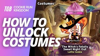 How To Unlock Costumes In Cookie Run Kingdom [upl. by Arodnap47]