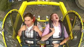 FUNNY PUKING ON SLINGSHOT RIDE [upl. by Navap]