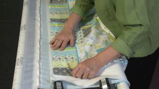 Grace Longarm Quilting Tip 6 LOADING A QUILT [upl. by Ehsom]