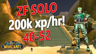 WoW Classic  IMPROVED Paladin Solo ZF Strategy 4052 200k xphr [upl. by Nivlac]