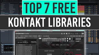 Top 7 Free Kontakt Instruments Libraries [upl. by Michaeline]