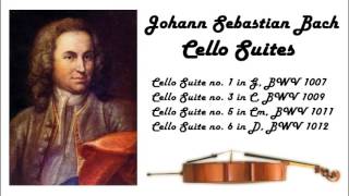 Johann Sebastian Bach  Cello suites in 432 Hz great for reading or studying [upl. by Booker]