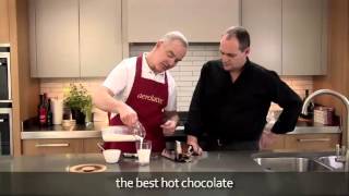 How to make a hot chocolate using an aerolatte milk frother [upl. by Sylram86]