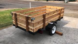 Refurbishing a 3500 lbs Utility Trailer [upl. by Niddala415]