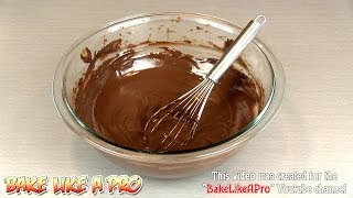 Dark Chocolate Butter Ganache Recipe [upl. by Port671]