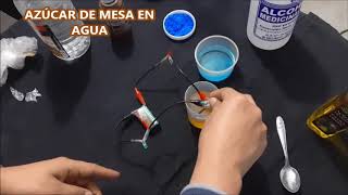 QUÍMICA  CONDUCTIVIDAD ELÉCTRICA DE SOLUCIONES [upl. by Delaine]