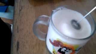 Aerolatte Review Frothing Cold Milk In Under 1 Minute [upl. by Elkin257]