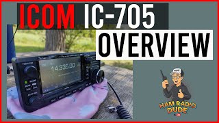 ICOM  IC705 QRP SDR All Mode VHF UHF HF Transceiver Overview  THERES SO MUCH TO THIS RADIO [upl. by Libenson]