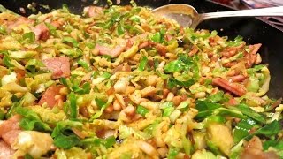 Shredded Brussel Sprouts with Bacon [upl. by Kelton976]